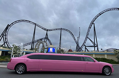 Pinke Stretchlimousine Düsseldorf