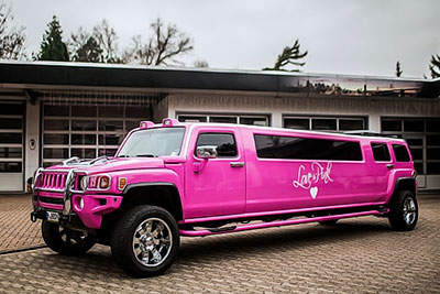 Pinke Stretchlimousine Hannover