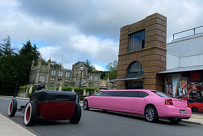 Pinke Stretchlimousine Köln
